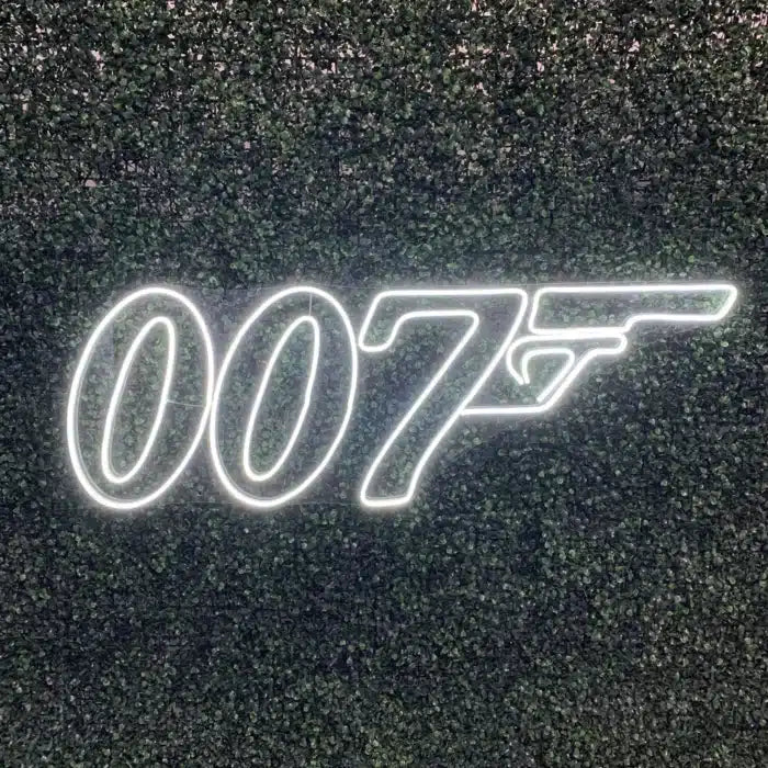 007 Logo Neon Sign LED Light