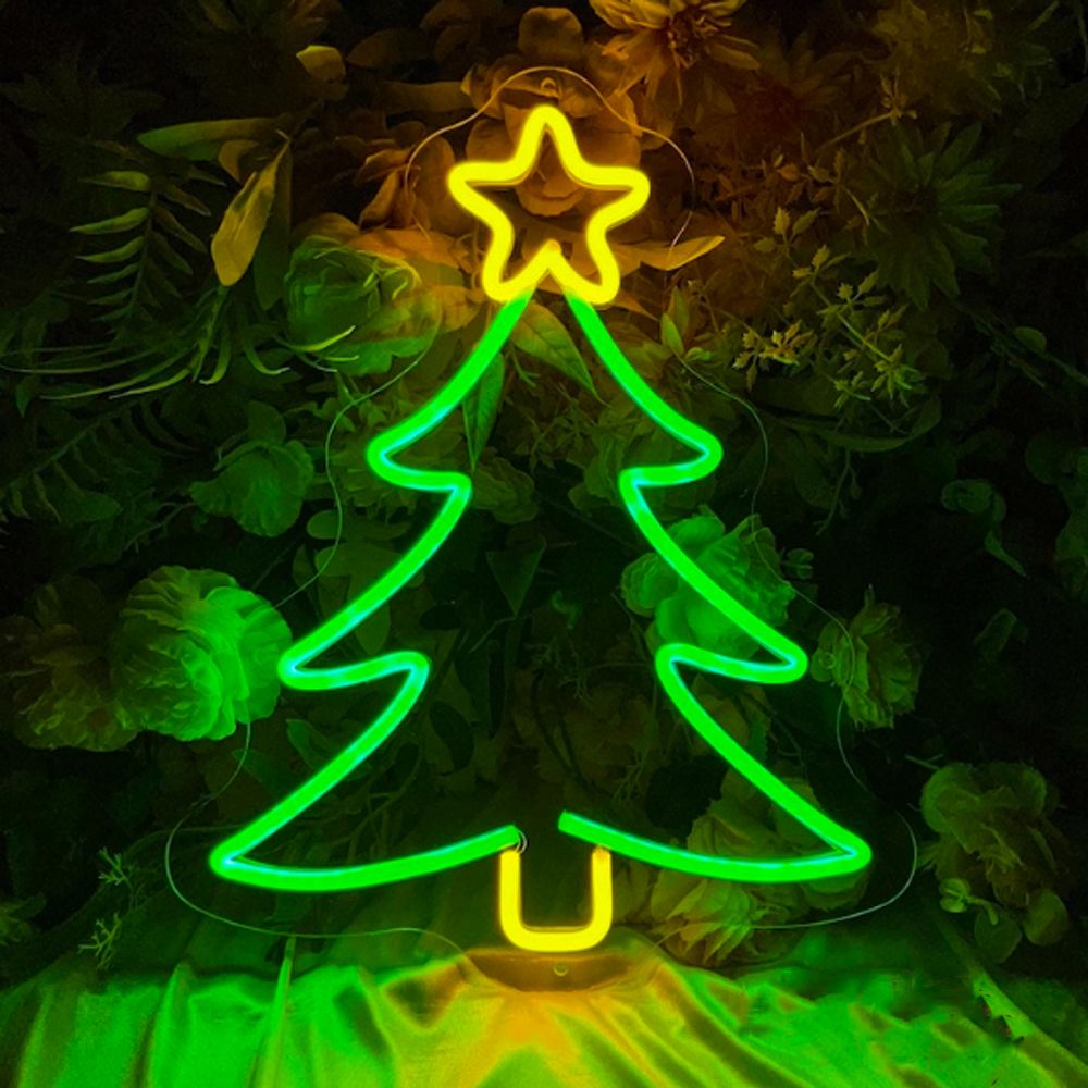 Christmas Tree Star Shaped Neon Led Sign