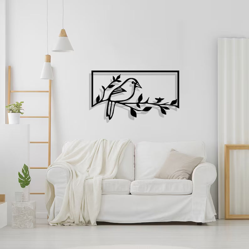 Wood  Birds Wall Art – Nature-Inspired Wall Decor
