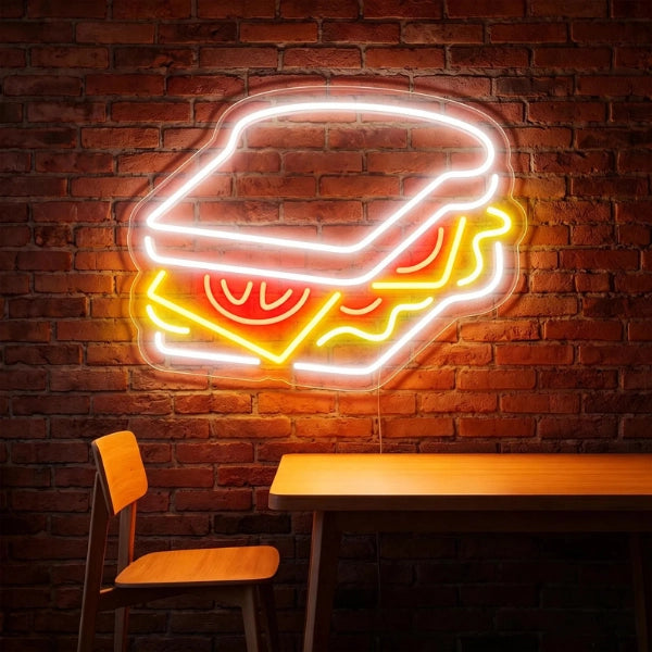 Cafe Food Neon Sign for Restaurant Decor