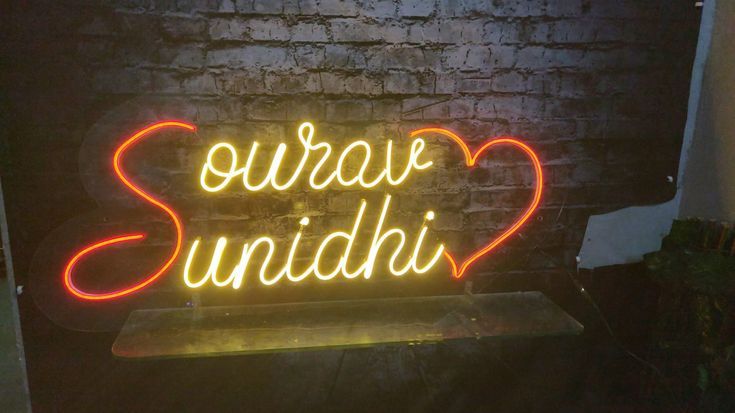 Valentine Couple Neon Sign