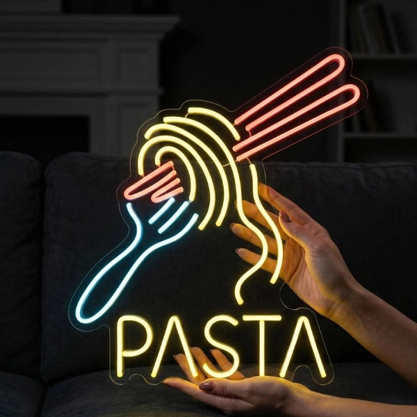 Pasta Neon Sign for Italian Restaurant