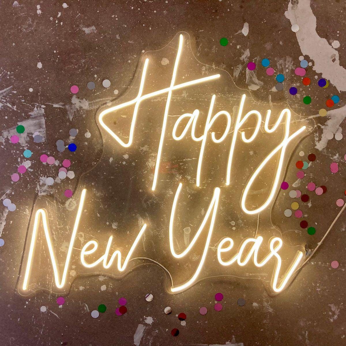 Happy New Year 2026 Custom Neon Signs