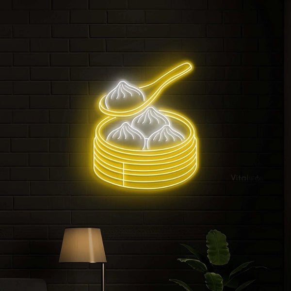 Dessert Cupcake Neon Sign for Bakery Decor