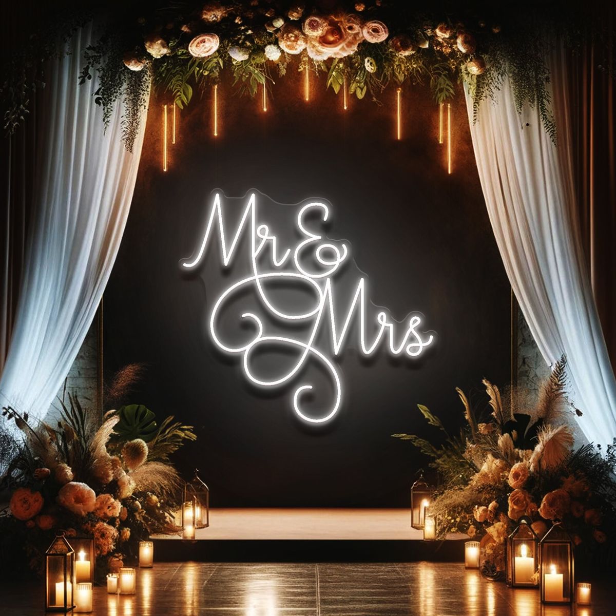 Mr and Mrs wedding Neon Sign