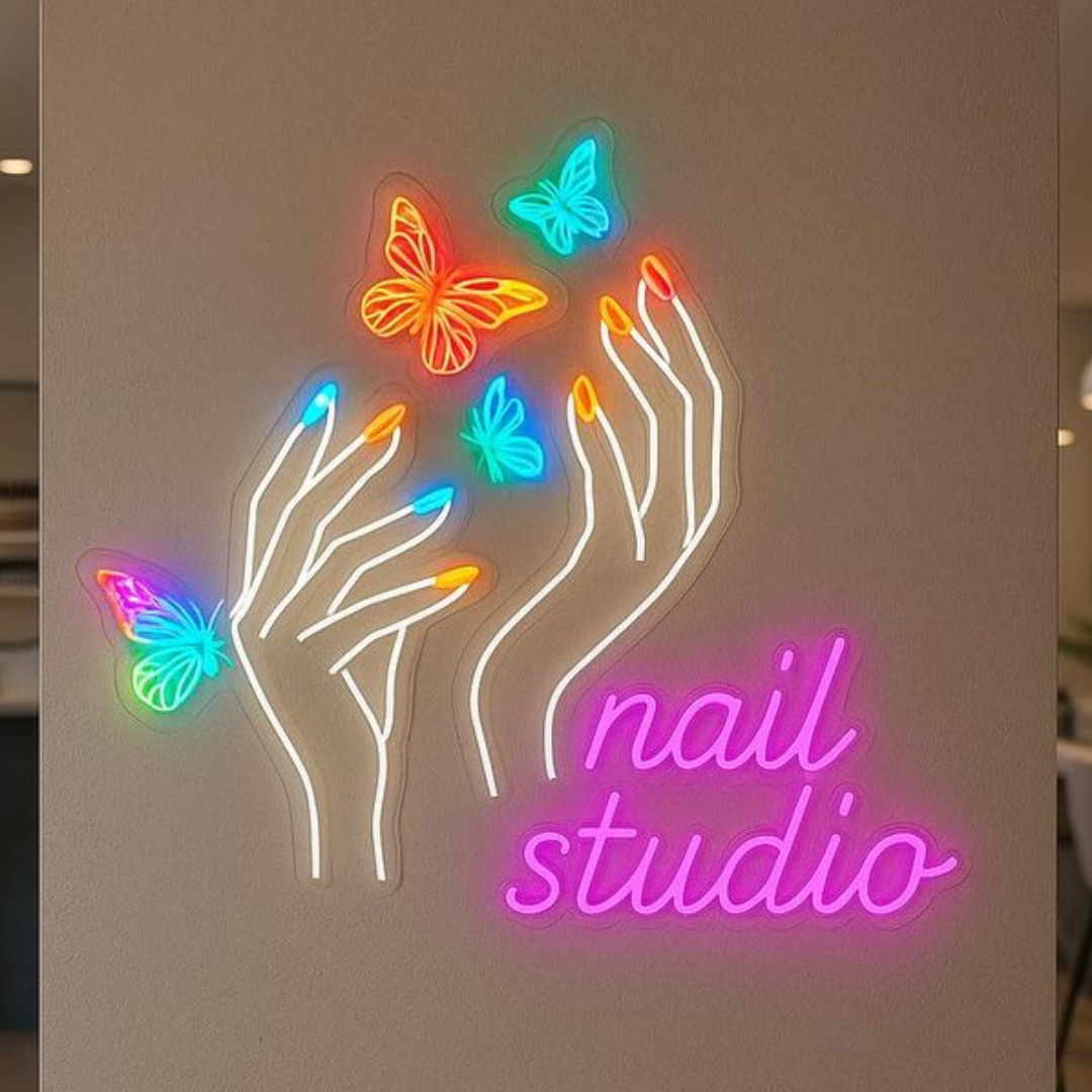 Nails Neon Light Sign
