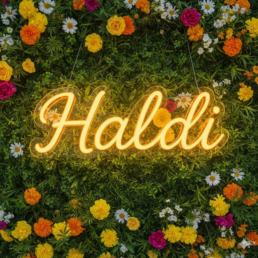 Haldi Neon Sign LED Light