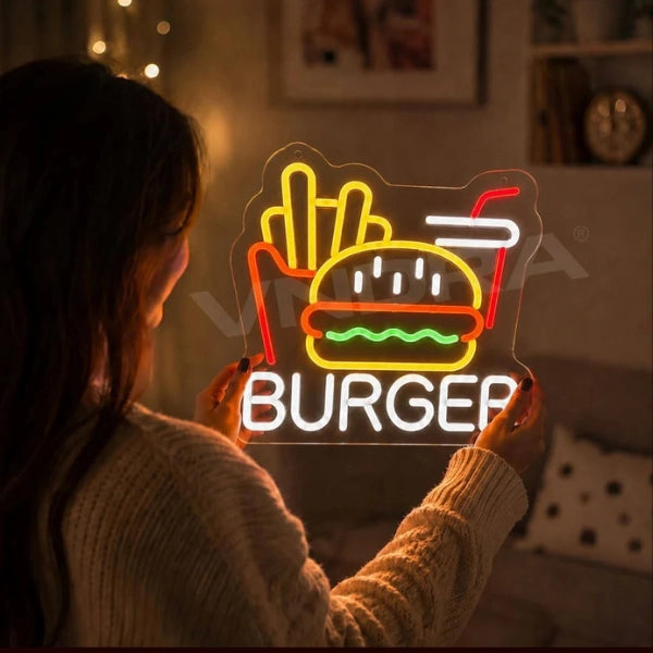 Cafe Restaurant Logo Neon Sign LED Light
