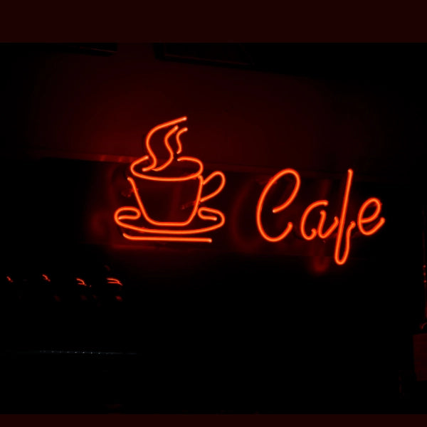 Cafe Script Neon Sign LED Light