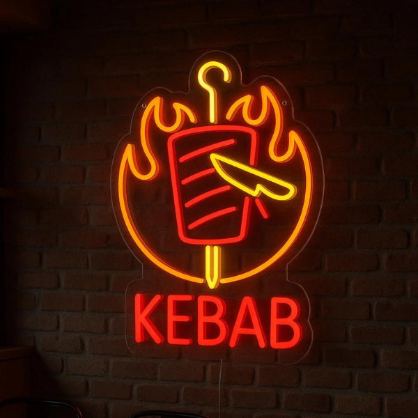 Digital Printed Cafe Restaurant Neon Sign LED Light