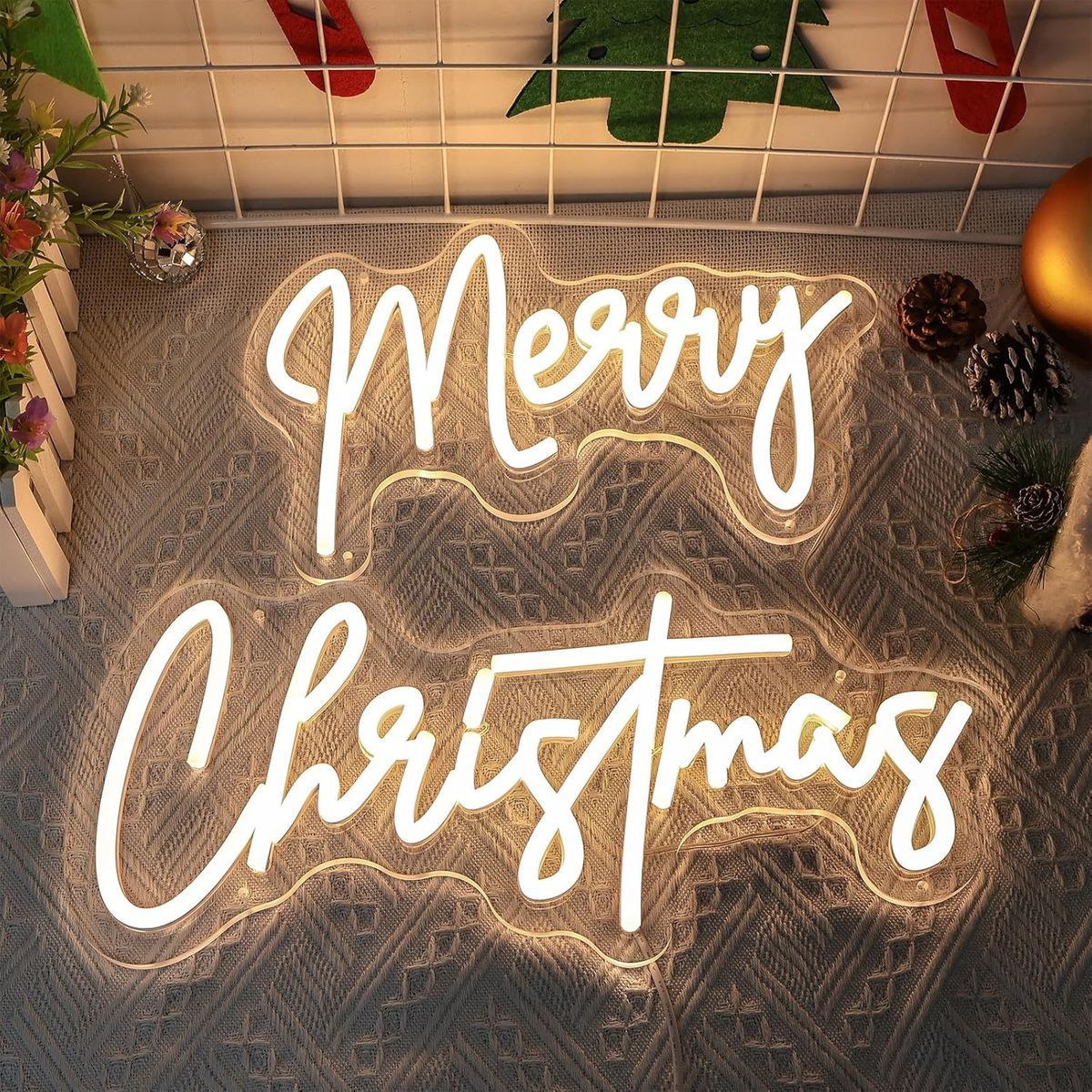 Custom Merry Christmas Neon Sign