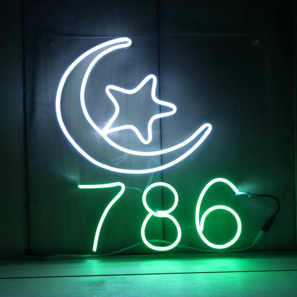 786 Muslim Neon Sign LED Light