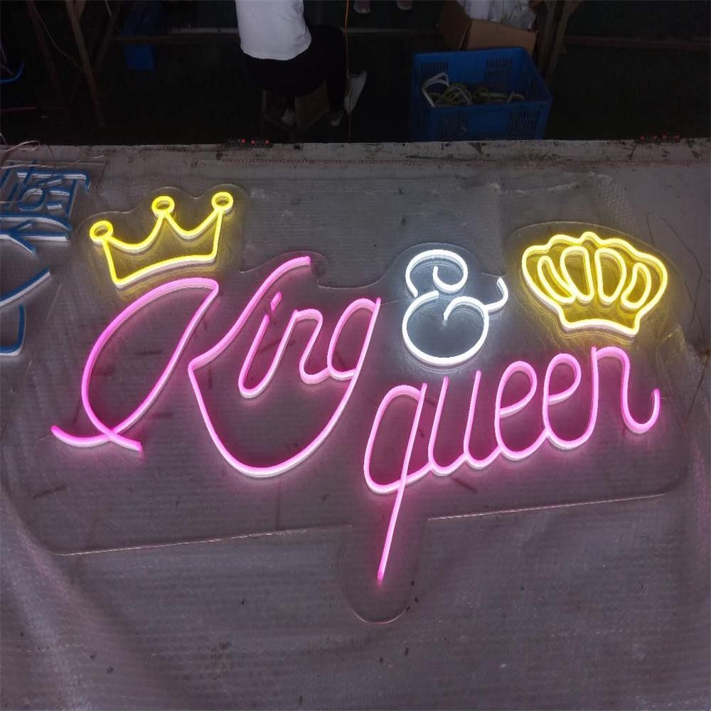 King & Queen Couple Neon Sign