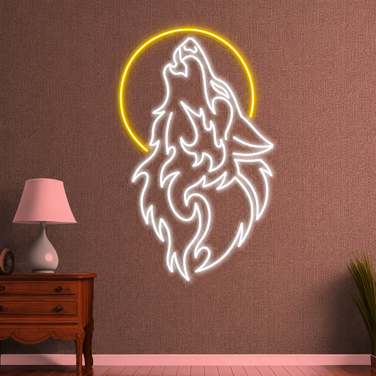 Wolf Neon Sign