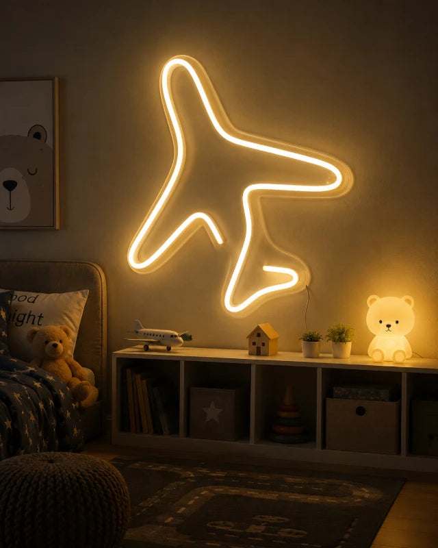 Airplane Neon Sign