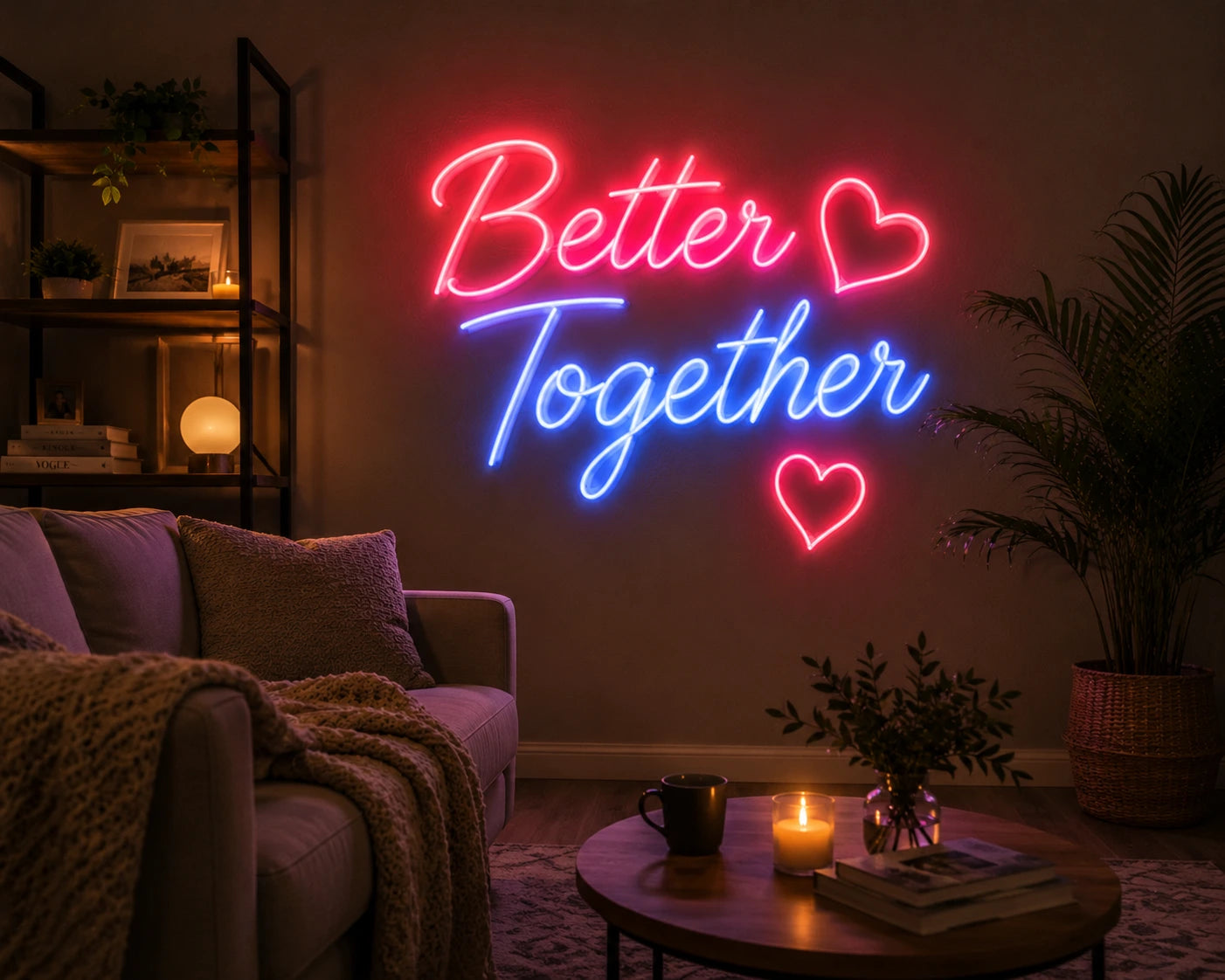 Always Better Together Neon Light Wall Decor