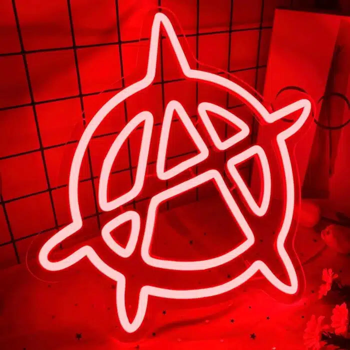 Anarchie Logo Neon Sign LED Light