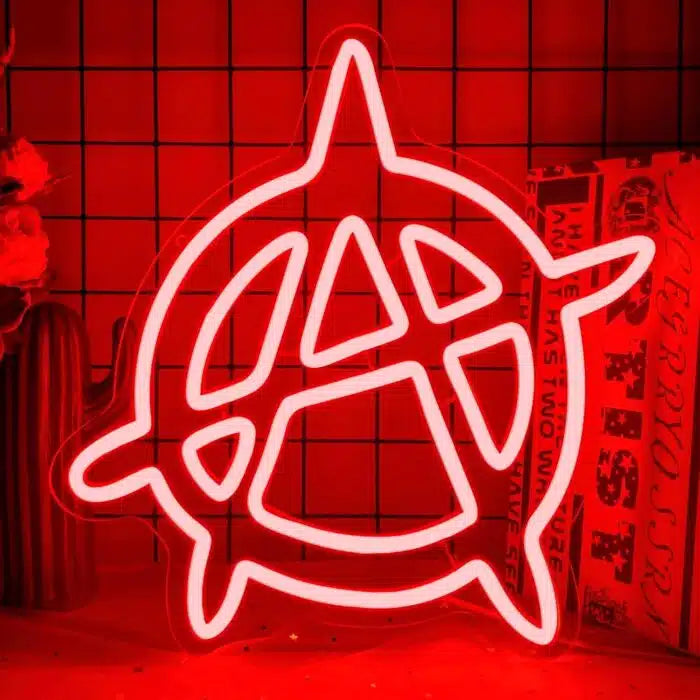 Anarchie Logo Neon Sign LED Light