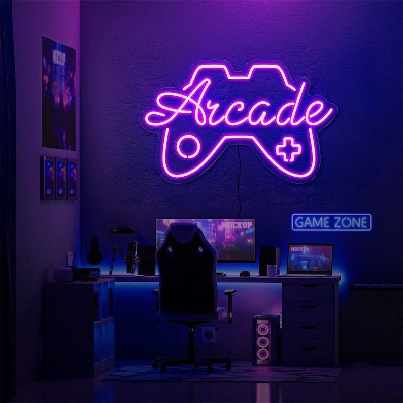 Arcade Game Neon Sign LED Light