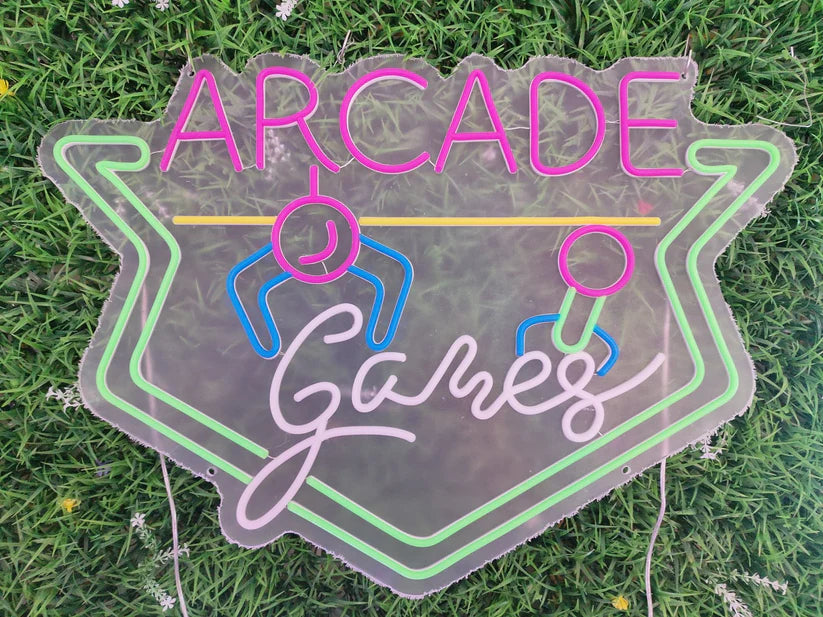 Arcade Games Neon Sign