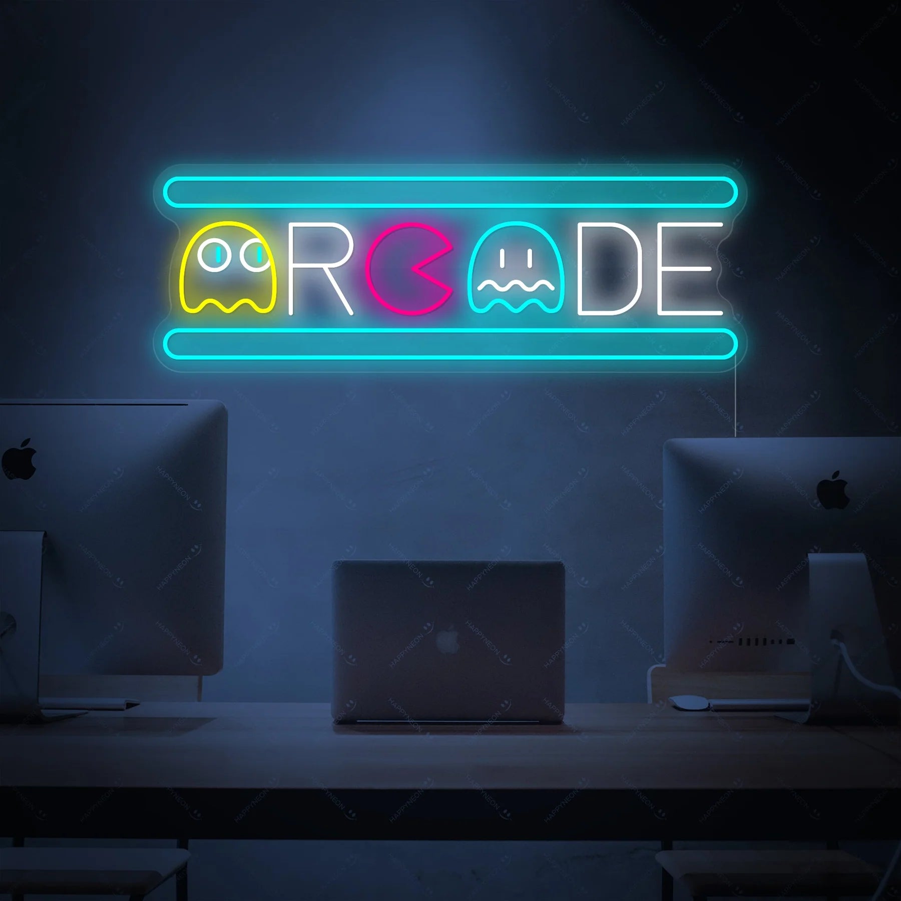 Arcade Ghost Neon Sign