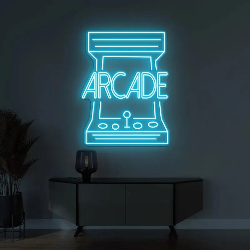 Arcade LED Light Neon Sign Game
