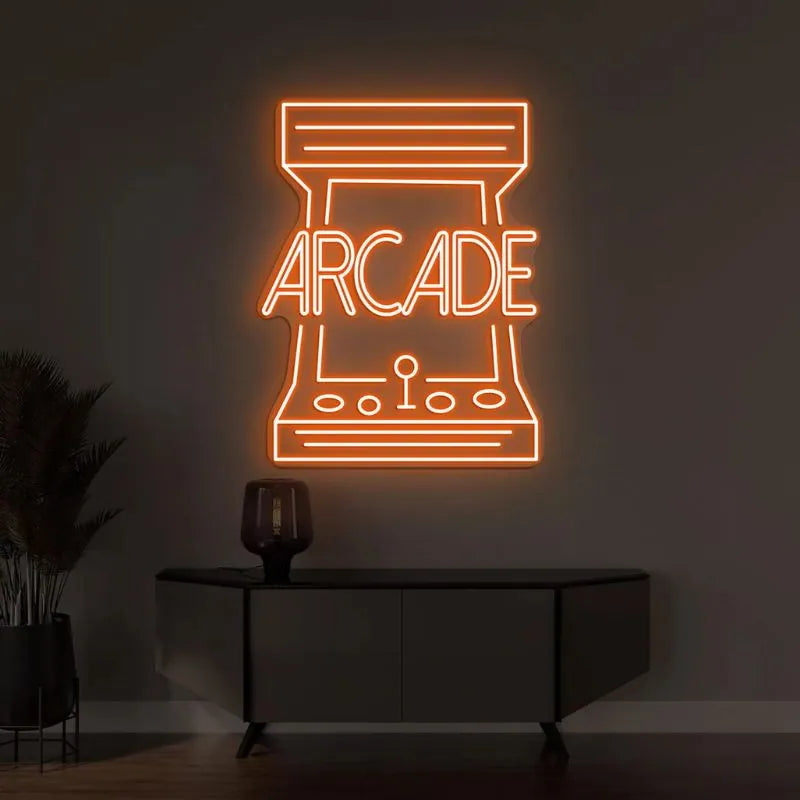 Arcade LED Light Neon Sign Game