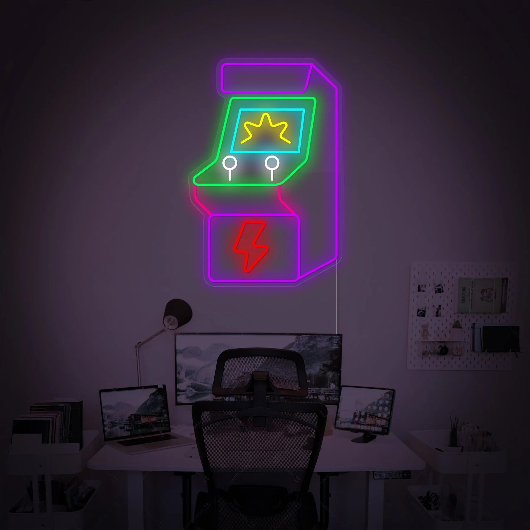 Arcade Machine Neon Sign