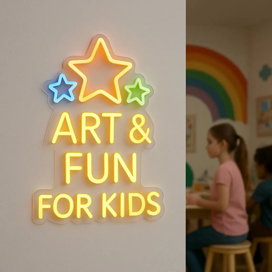 Art Fun for Kids Neon LED Sign