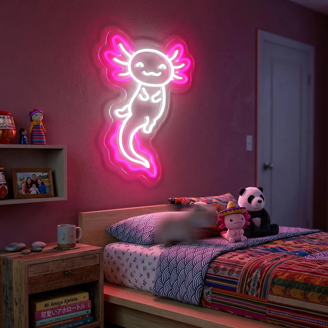 Axolotl Neon Sign