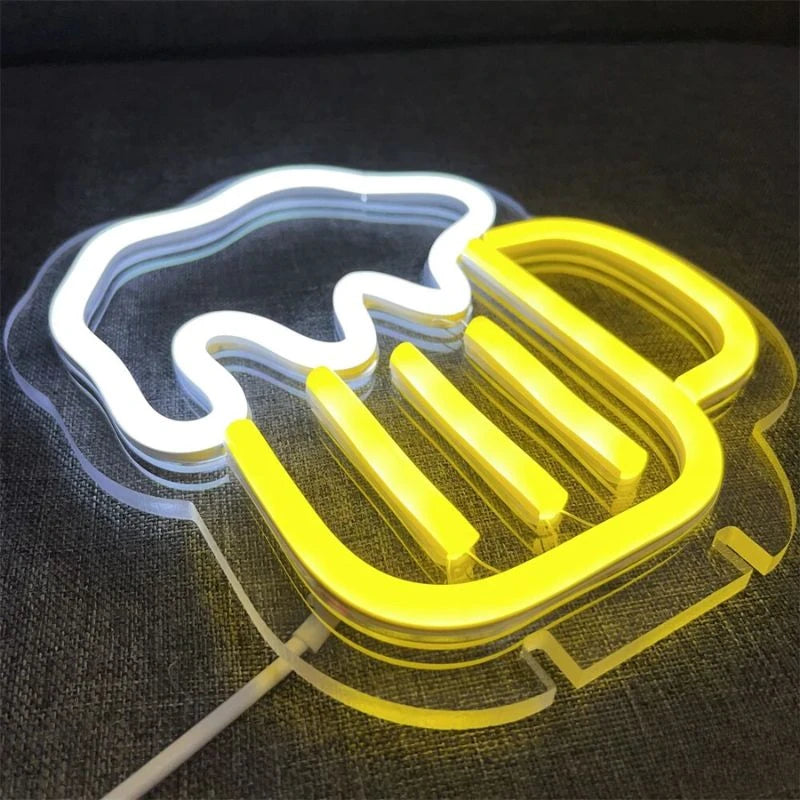 Bar Beer Neon Sign For Shop Home Bar Decor