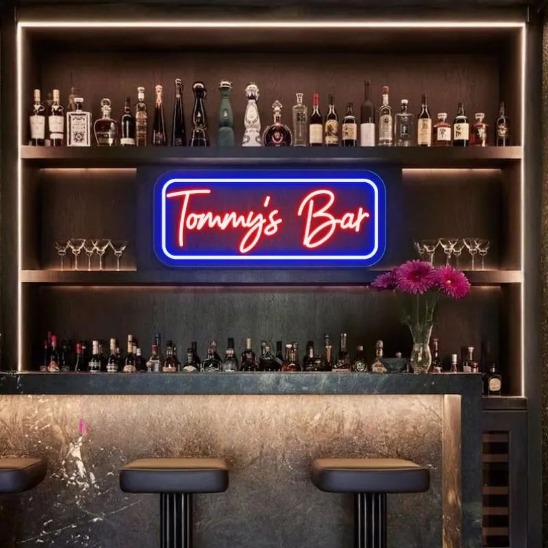 Bar Name Neon Sign