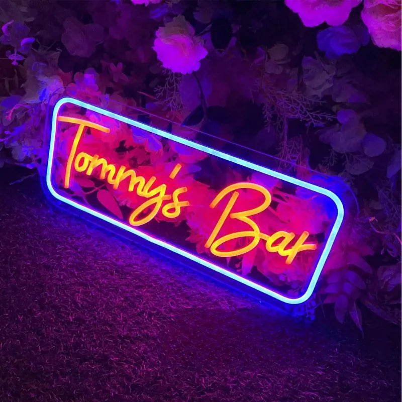 Bar Name Neon Sign