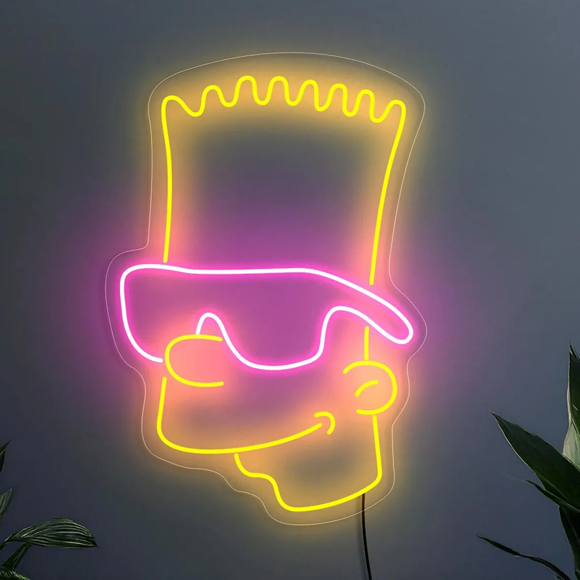 Bart Simpson Neon Sign