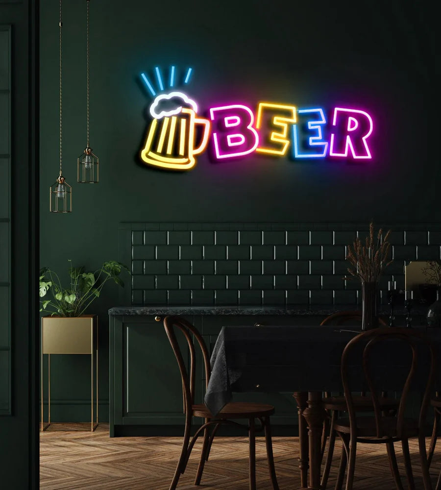 Bar LED Neon Acrylic Lightbox