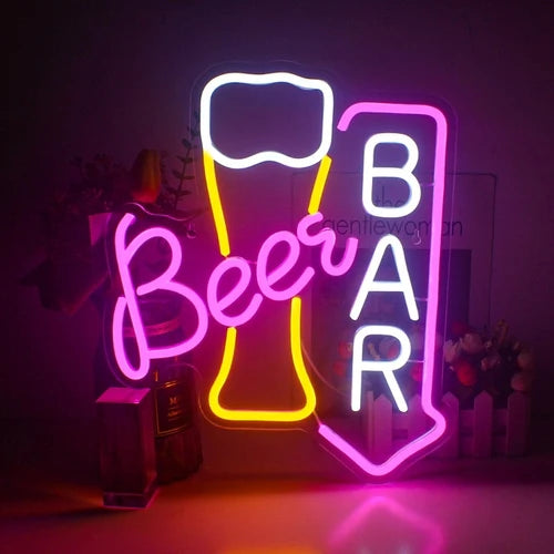 Bar LED Neon Acrylic Lightbox