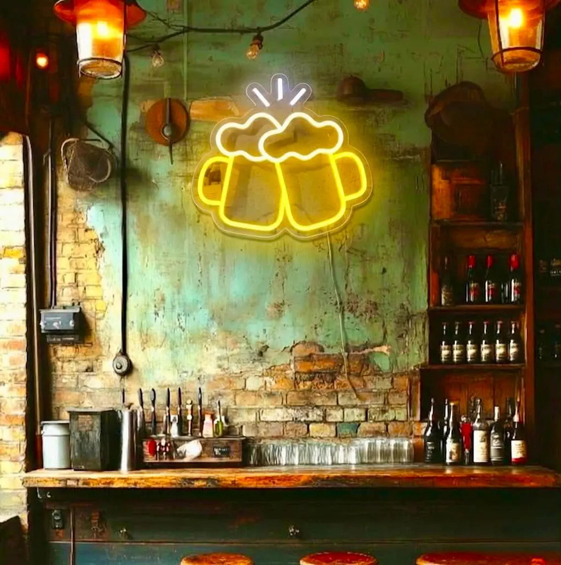 Beer Neon Sign For Bar Decor