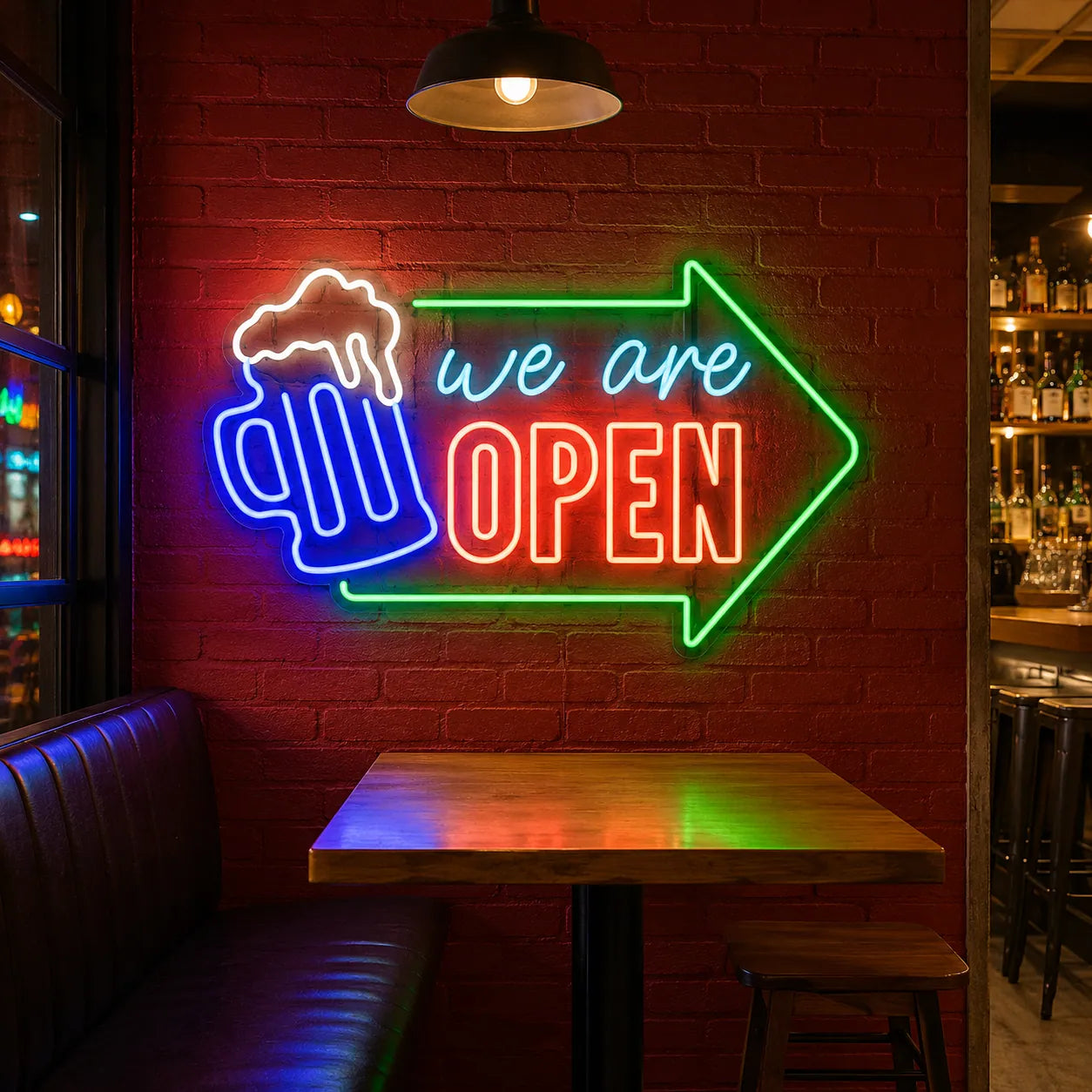 Beer OPEN Neon Sign