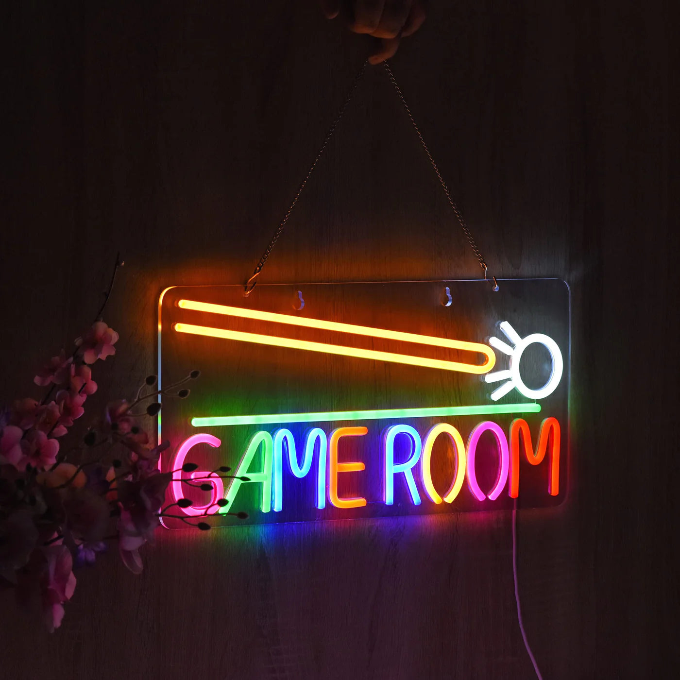 Billiards Neon Sign