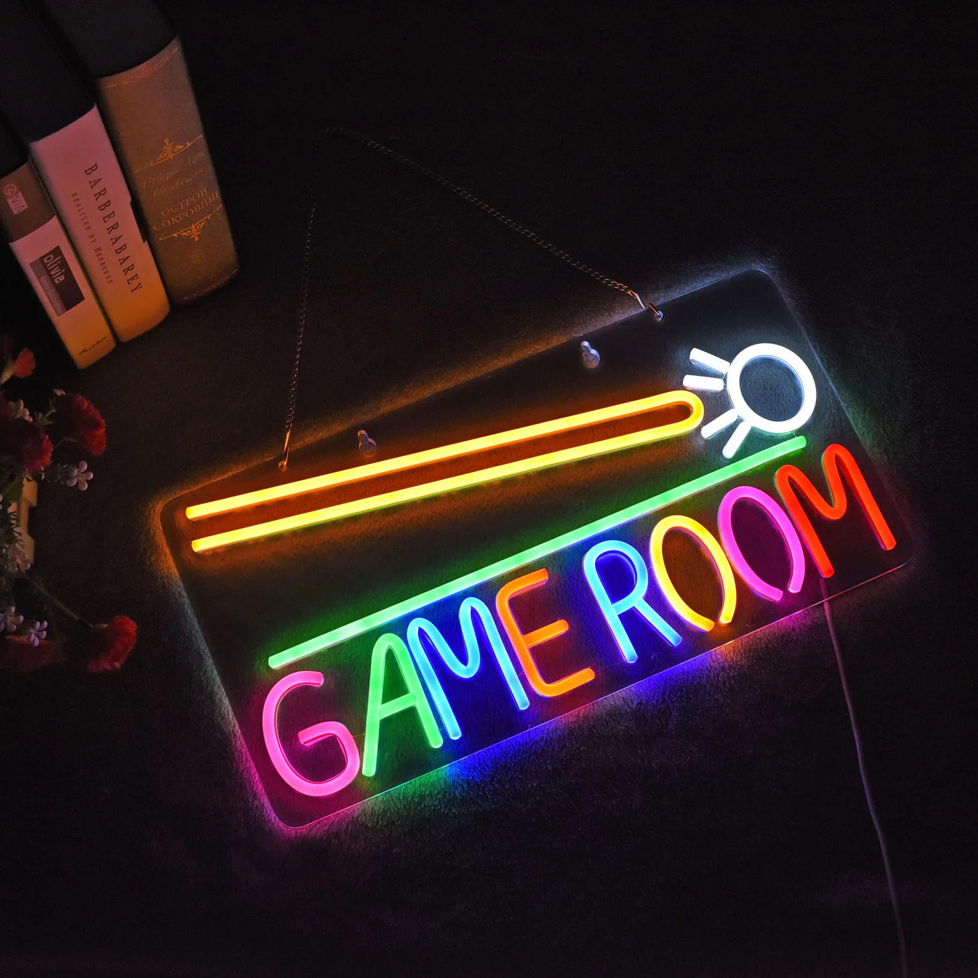 Billiards Neon Sign