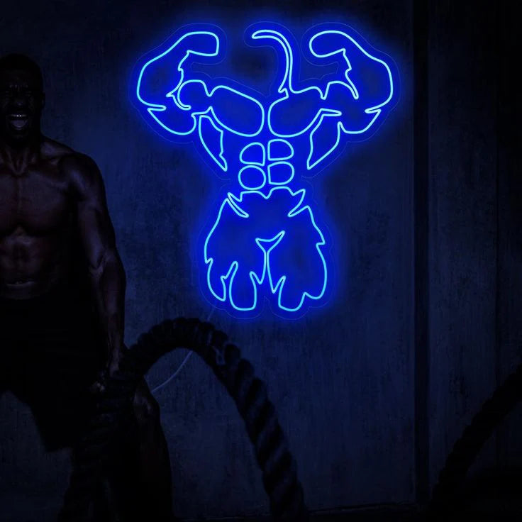 Body Builder Neon Sign