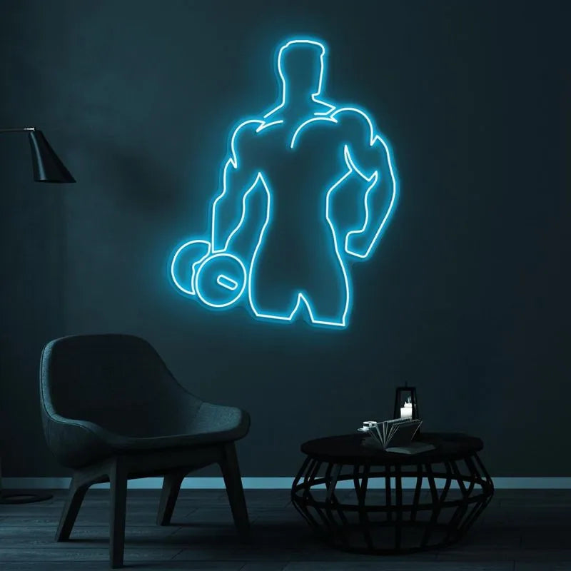 Bodybuilder LED Neon Sign