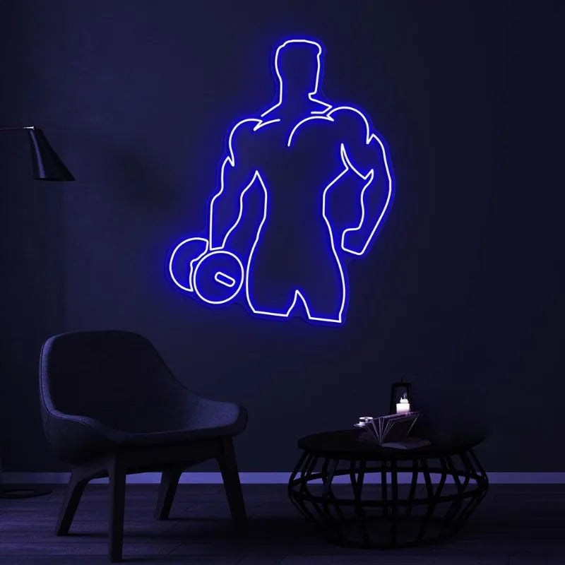 Bodybuilder LED Neon Sign
