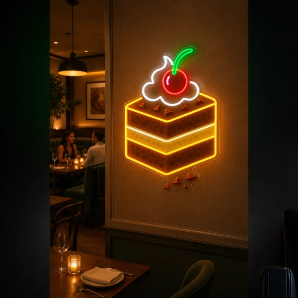 Brownie Neon Sign Chocolate Brownies LED Decor