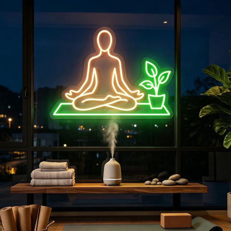 Buddha LED Neon Sign