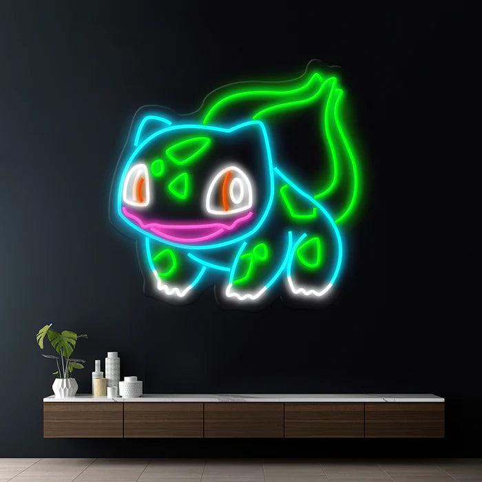 Bulbasaur LED Neon Sign