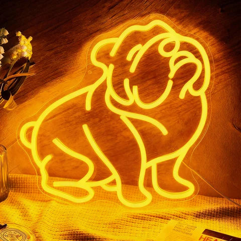 Bulldog LED Neon Sign