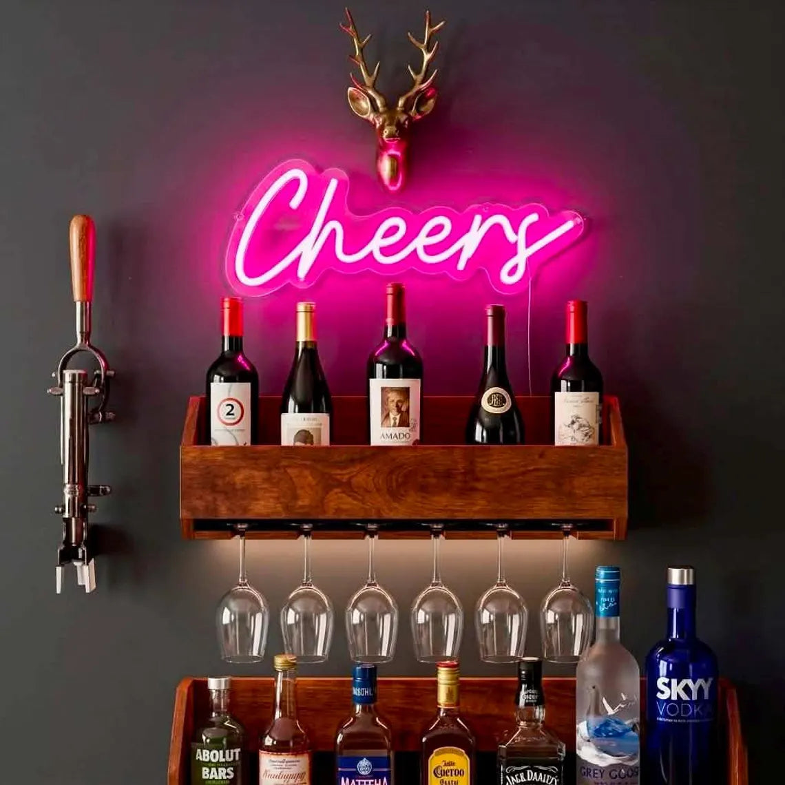 Cheers Neon Sign LED Modeling Light