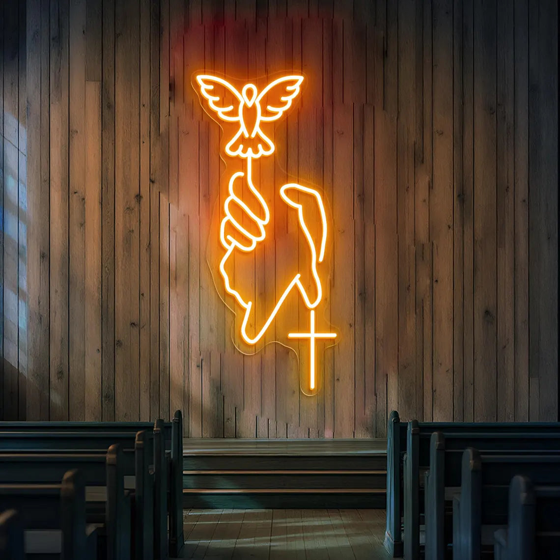 Christian Neon Sign LED Light