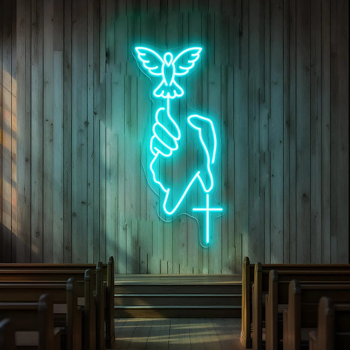 Christian Neon Sign LED Light